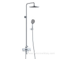 Metal Black Wall Mounted Mixer Rain Shower Set